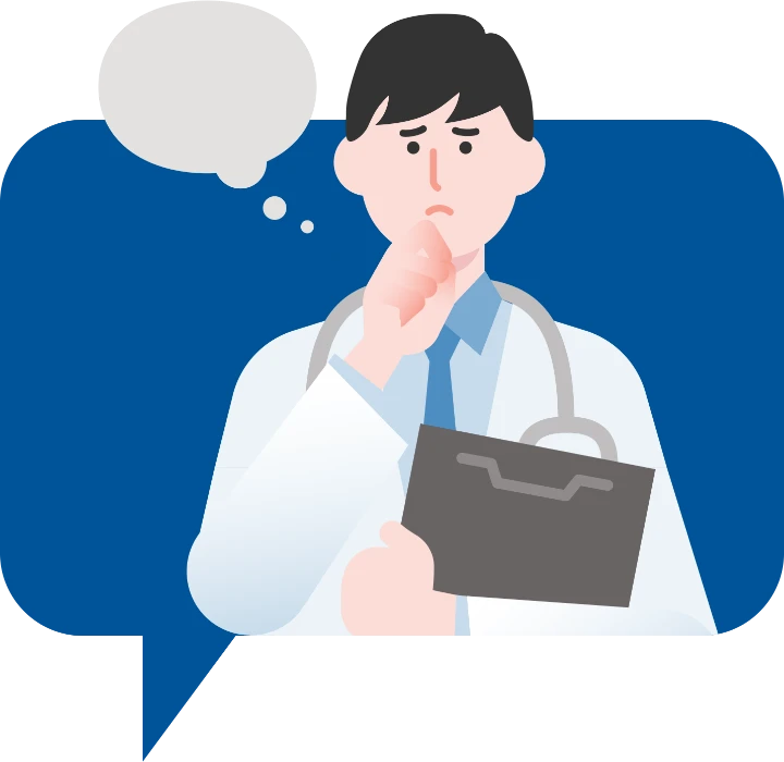 お悩みのイラスト