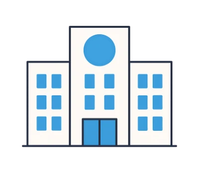 病院やクリニックのイラスト