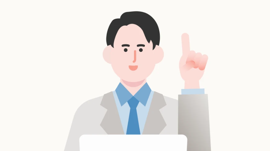 提案をしているイラスト