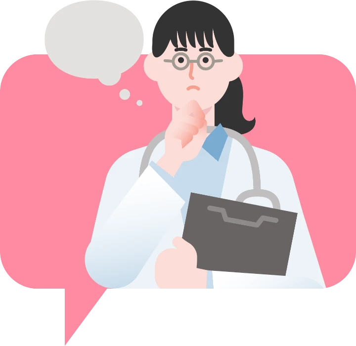 お悩みのイラスト