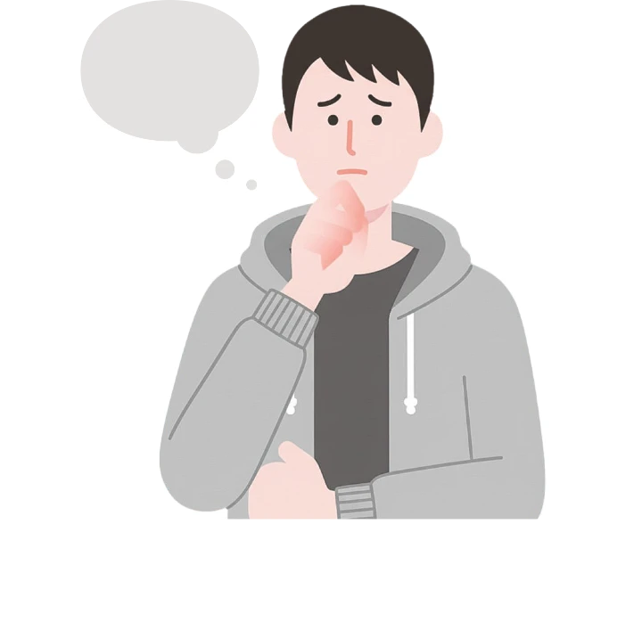 お悩みのイラスト